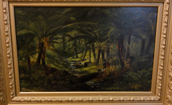Thomas Clark "Fern gully with Aboriginal family" 1863 r. Art Gallery of New South Wales Sydney.