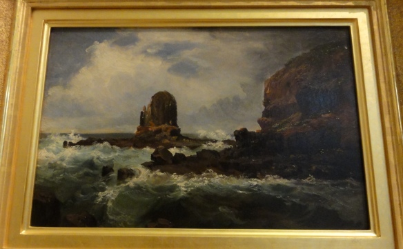 Nicholas Chevalier "Pulpit Rock, Cape Schanck, Victoria" 1860 r. Art Gallery of New South Wales.